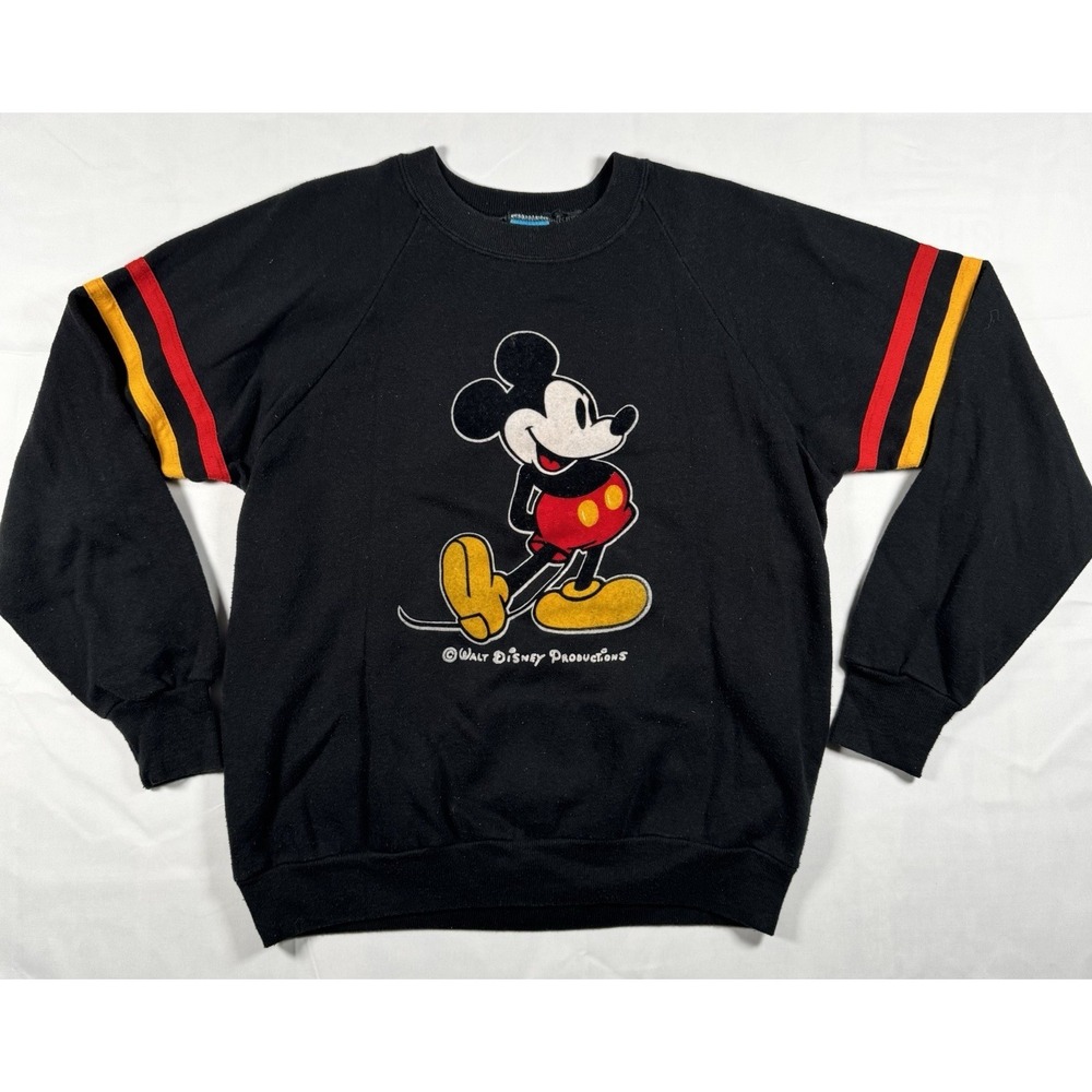 MICKEY MOUSE vintage 80s character fashions sweatshirt Large Walt Disney rare